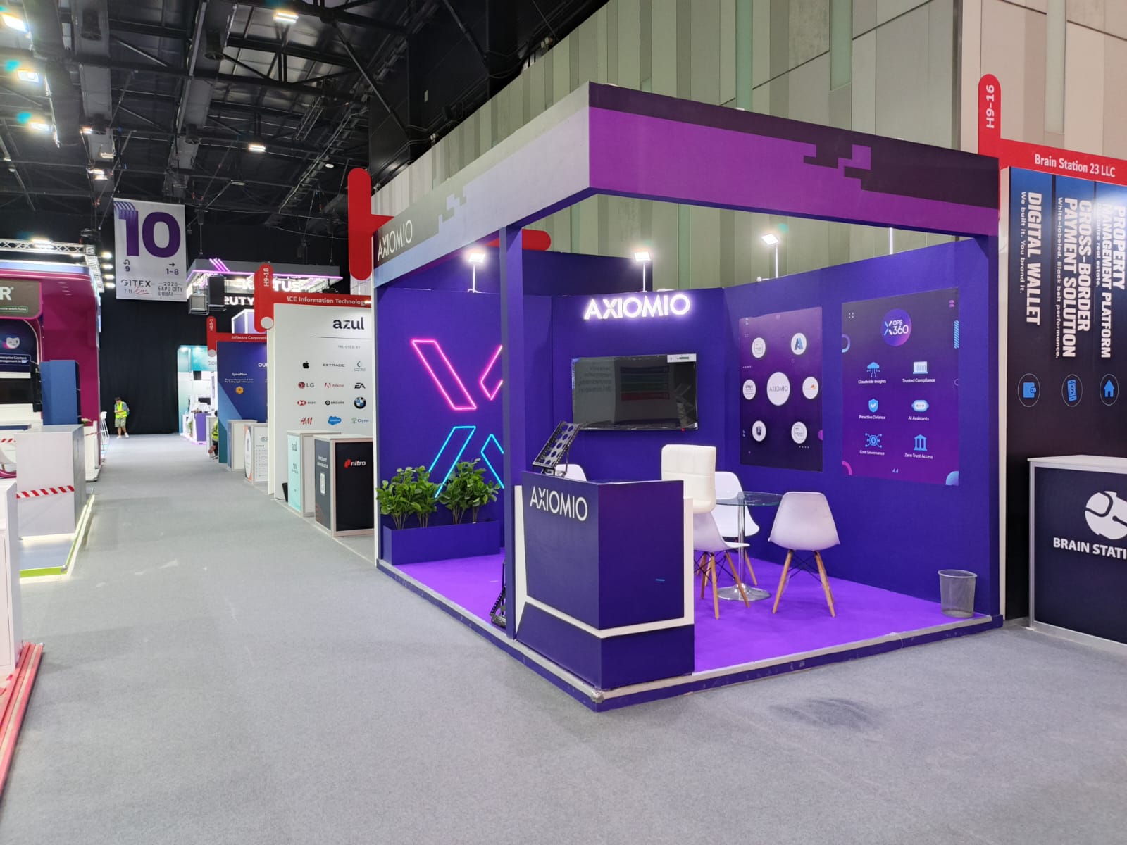 Brain Station 23 - AXIOMIO Solutions for Exhibition Technology Integration