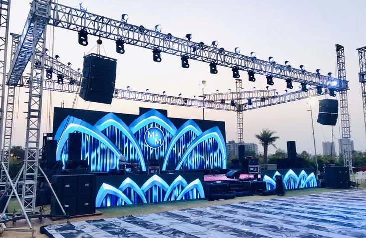 Led screen rental dubai by brand castle
